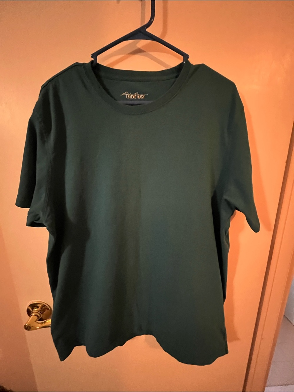 Eddie Bauer legend wash extra large Classic Crew Neck T-Shirt blue green